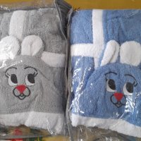 Детски хавлиени халати за баня със качулка от 100% памук. , снимка 15 - Хавлии и халати - 39241266