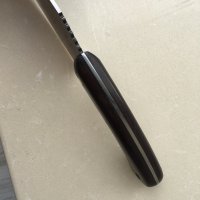 Широк японски нож с ковано острие, фултанг, 5Cr15Mov, снимка 5 - Ножове - 41481393