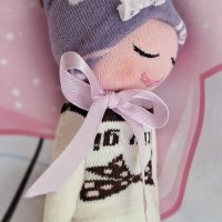 Ръчно изработено бебе от текстил , снимка 3 - Плюшени играчки - 41585020