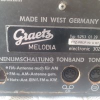 GRAETZ MELODIA ELECTRONIC - 302 MADE IN GERMANY STEREO RECEIVER VINTAGE , снимка 4 - Ресийвъри, усилватели, смесителни пултове - 41420042