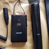 Репортерски микрофон SHURE FP2 с приемник FP5, снимка 6 - Микрофони - 41517822