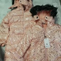 Зимни якета за момичета, топли, дълъг модел , снимка 1 - Детски якета и елеци - 42715026