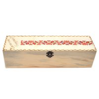 Дървени кутии за бутилка с вино - с традициионни български шевици ( цената е за комплект от 5 бр ), снимка 8 - Декорация за дома - 44406018