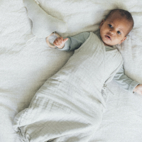 Lil’ Papoe чувалче от органичен памук 6-12 м, снимка 1 - Спални чували за бебета и деца - 44764017