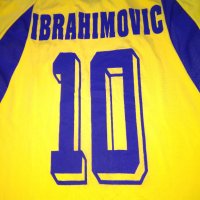 Футболна тениска на Швеция №10 Златан Ибрахимович размер реален С/М, снимка 7 - Футбол - 41781454