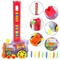 Детско музикално локомотивче редящо домино плочки, снимка 6 - Електрически играчки - 34053643