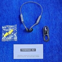 TONEMAC K23 Безжични слушалки Bluetooth 5.3 MEMS микрофон Водоустойчиви костна проводимост, снимка 2 - Слушалки, hands-free - 41658621