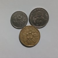 Три монети от Сингапур , снимка 2 - Нумизматика и бонистика - 34793916