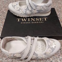 Дамски обувки TwinSet, бели, естествена кожа, 37 номер., снимка 1 - Дамски ежедневни обувки - 39892651