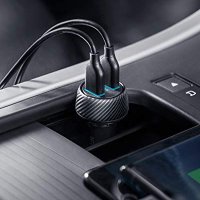 Anker бързо зарядно за кола 30W Dual USB, PowerDrive Speed ​​2 с PowerIQ 2.0, снимка 5 - Зарядни за кола - 42351564