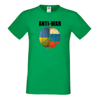Мъжка тениска ANTI WAR,спрете войната, подкрепям Укркайна, снимка 5 - Тениски - 36115193