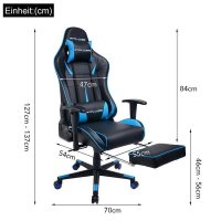 Геймърски стол Footrest Series  GTP909, снимка 3 - Столове - 31850086
