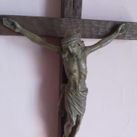 Стар кръст , Исус Христос 50х26см , снимка 14 - Други ценни предмети - 41394552