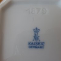 Немска порцеланова купа KAISER 1930 г чиния, снимка 6 - Чинии - 44264666