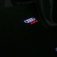 LED светлини за врата с лого на VW и за Audi модели до 2020, снимка 4 - Аксесоари и консумативи - 28316180