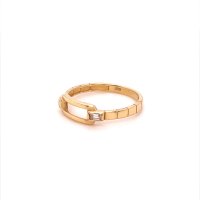 Златен дамски пръстен 1,49гр. размер:56 14кр. проба:585 модел:20037-2, снимка 3 - Пръстени - 42528470