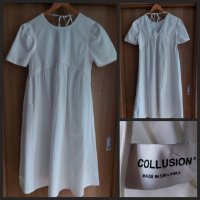 Collusion - бяла рокля, снимка 1 - Рокли - 41670349
