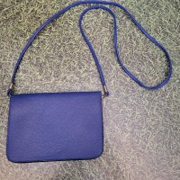 Синя маркова чанта , снимка 2 - Чанти - 38696486