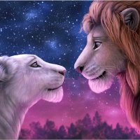 Диамантен гоблен "Лъвове", снимка 1 - Гоблени - 42653865