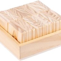 Дървена двустранна дъска за проследяване на азбука , снимка 1 - Образователни игри - 41936728