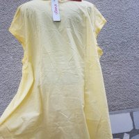 4XL и 5XL Нови ризи Sheego  в жълто  , снимка 6 - Ризи - 41899099