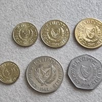 Монети . Кипър .1,2,5, 10 ,20 и 50 цента. 6 бройки., снимка 8 - Нумизматика и бонистика - 42425286