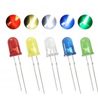 3мм Дифузни светодиоди - червени, зелени, сини и бели , снимка 1 - Друга електроника - 39491252