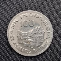 Монета. Индонезия. 100 рупии. 1978 година., снимка 2 - Нумизматика и бонистика - 40104053