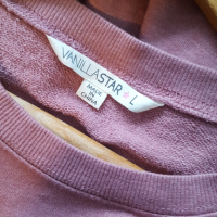 Блуза буфан ръкав къдрички Vanilla Star L, снимка 3 - Блузи с дълъг ръкав и пуловери - 36422323