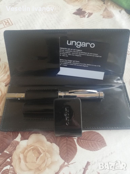 Писалка Ungaro с кожен калъф, снимка 1