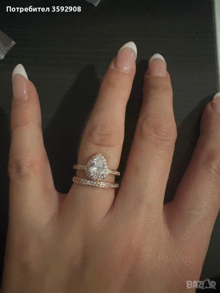 Пръстен свар елементи сърце, снимка 1