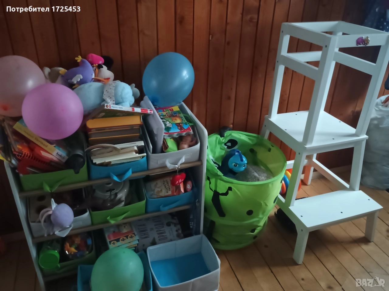 монтесори кула и детска етажерка/шкаф , снимка 1