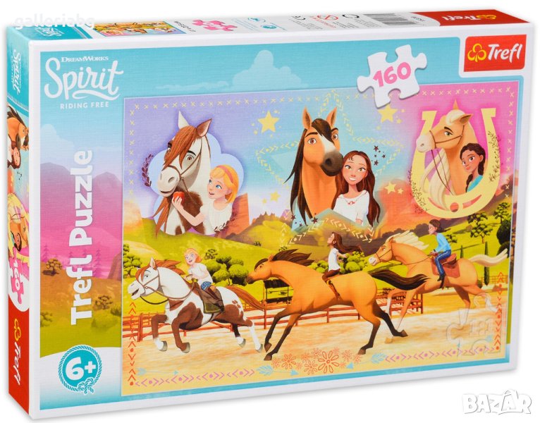 Детски пъзел: Трима приятели / Spirit Riding Free, снимка 1