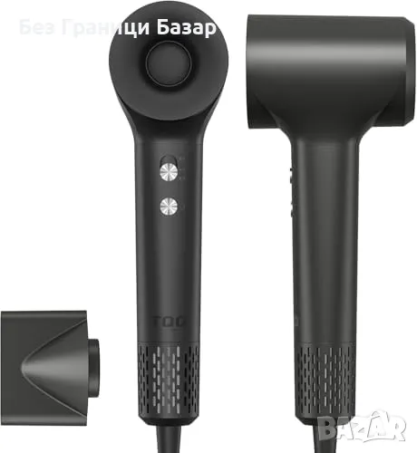 Нов лек и мощен Йонен сешоар – 110K RPM, бързо сушене, нисък шум, LED, снимка 1