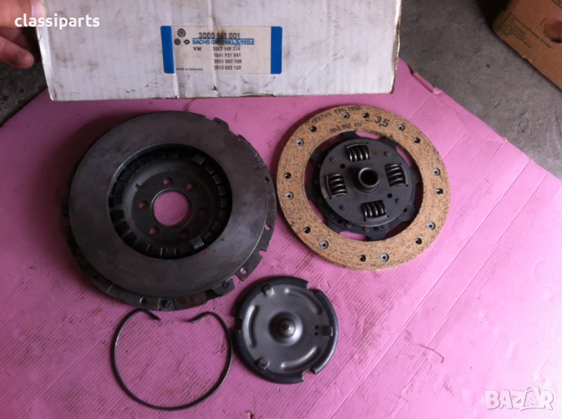 Комплект съединител Sachs за Фолксваген Голф 1, Кади и Джета двигатели 1.6, 1.6 D и 1.6 TD, снимка 1