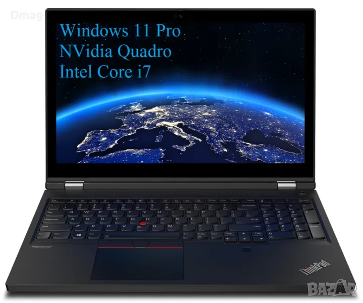15.6" ThinkPad P15 / i7 /64GB/ 1TB SSD/NVIDIA Quadro T1000, снимка 1