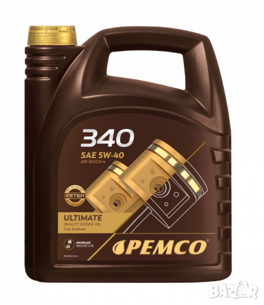 Моторно масло PEMCO iDrive 5W40 4L, снимка 1