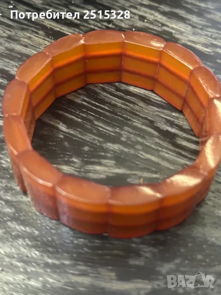 оригинална кехлибарена гривна, снимка 1