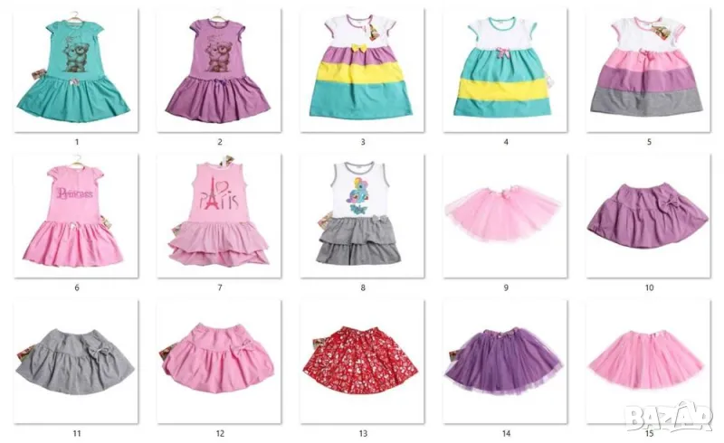 Летни детски дрехи 1-10 г (цени на едро) - 30% отстъпка, снимка 1