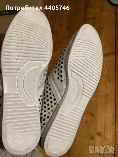 Мъжки кожени обувки 43 размер един път носени, снимка 1