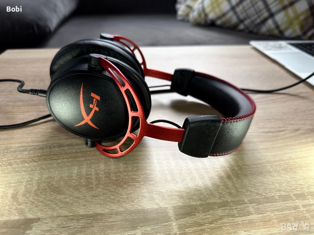 HyperX Cloud Alpha (червено/черно) , снимка 1