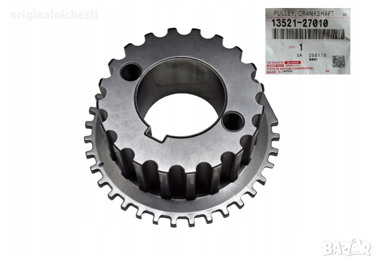 Зъбно колело за колянов вал за ТОЙОТА КОРОЛА РАВ 4 TOYOTA COROLLA RAV 4 1352127010 13521-27010 OEM, снимка 1