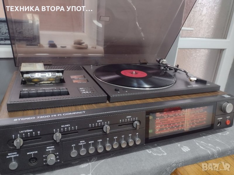  Hi-fi грамофон, тунер и дек ITT - Комбайн, снимка 1