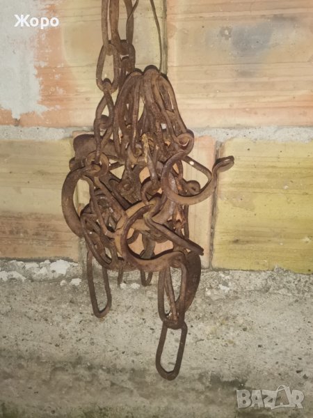 Старинни ковани  букаи-белезници, снимка 1