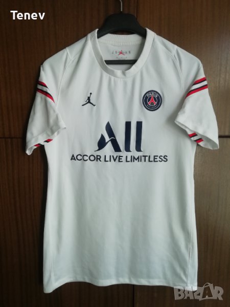 PSG Paris Saint-Germain Nike Jordan Pre-Match оригинална тениска фланелка ПСЖ Джордан размер М , снимка 1