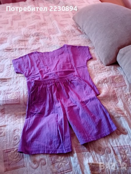 Лятна  памучна пижама, снимка 1