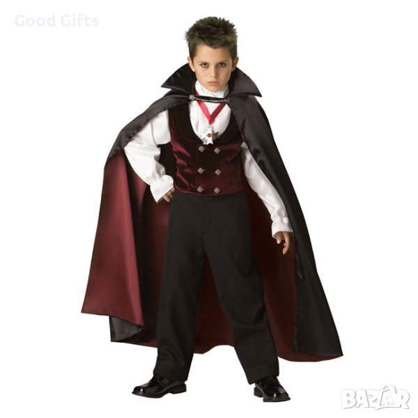 Детски костюм на вампир за Хелоуин, снимка 1