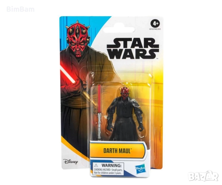 Оригинална колекционерска фигура Star Wars TM - Darth Maul/ Hasbro / Disney 10 см , снимка 1