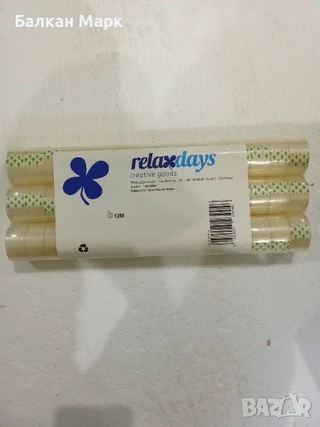 Прозрачно тиксо – 48 ролки в опаковка,18мм х 8м, снимка 1