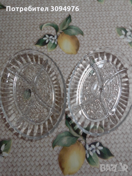 Стъклени форми за ордьовър - неизползвани, снимка 1